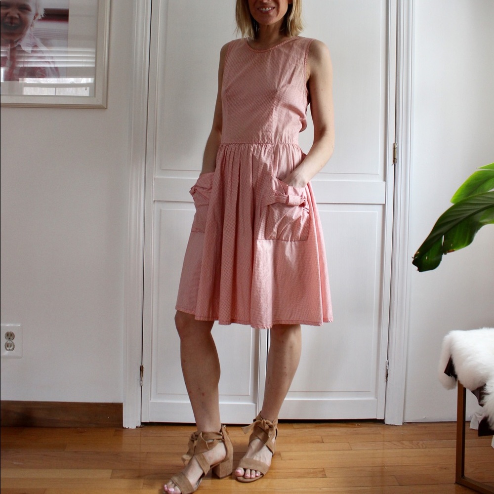Darling fit and flare vintage dress